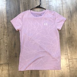 This is an under Armour T-shirt small medium
